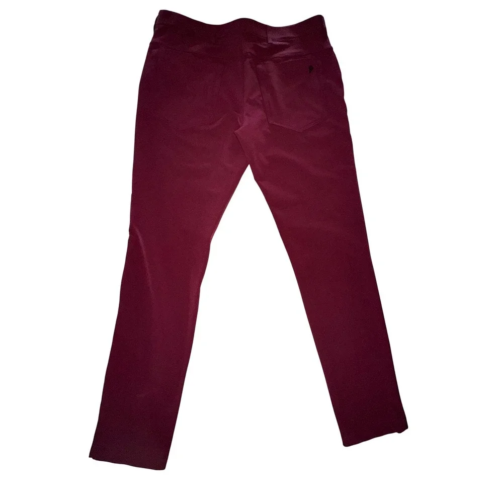 Public Rec Pants Mens 32x29 (Tag 32/32) Workday 5 Pocket Chino‎ Stretch Burgandy